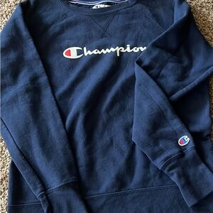 Champion Blue Athletic Sweatshirt